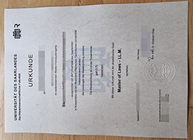 Ways to order a Universität des Saarlandes Urkunde online.