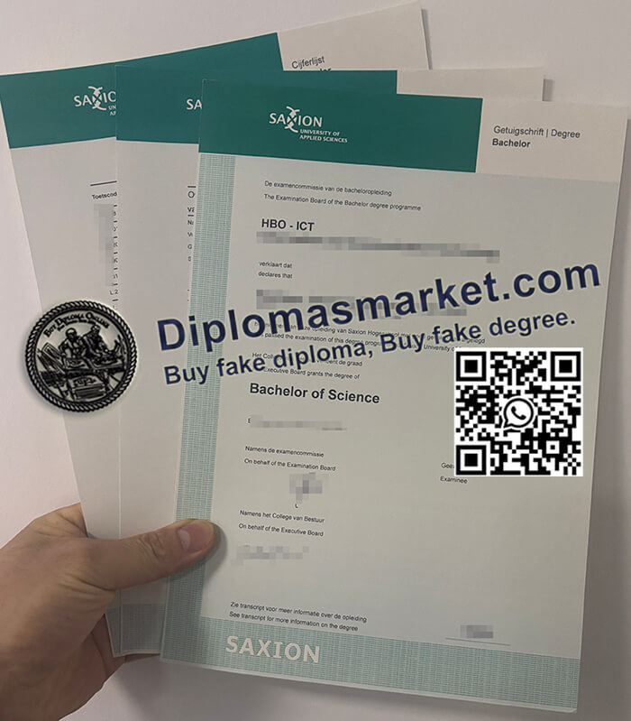 Saxion University of Applied Sciences diploma