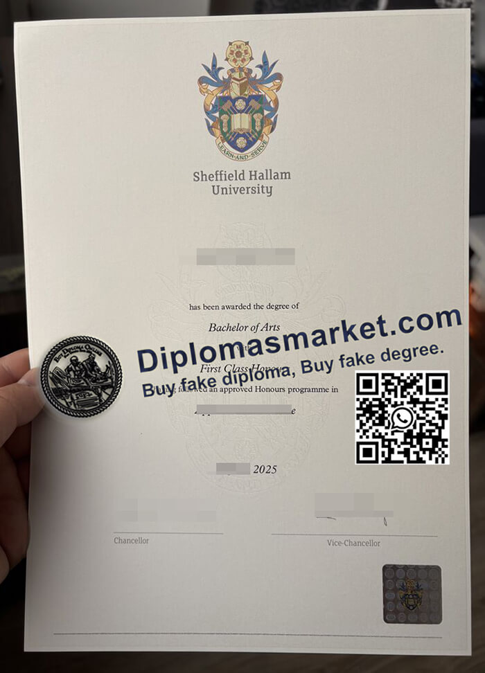 Sheffield Hallam University diploma