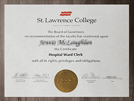 Unusual methods to get a St Lawrence University certificate.