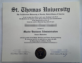 Is it legal to make realistic St Thomas University degree?