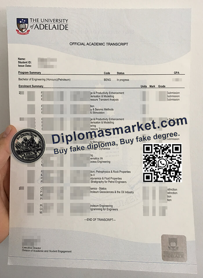 University of Adelaide diploma