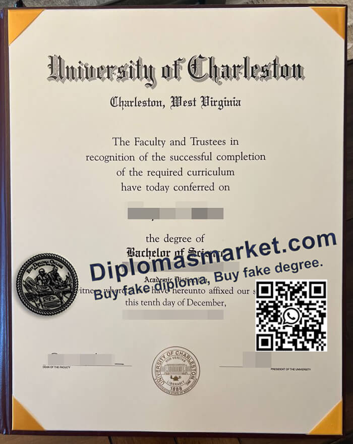 University of Charleston diploma