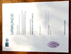 Fast methods to obtain duplicate Universität zu Köln Urkunde
