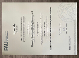Simple ways to Order a FAU Erlangen Nürnberg Urkunde in Germany.