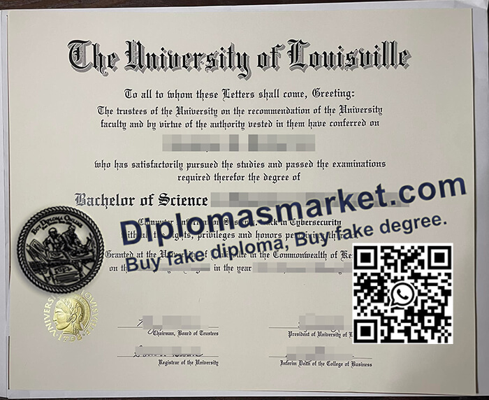 University of Louisville diploma