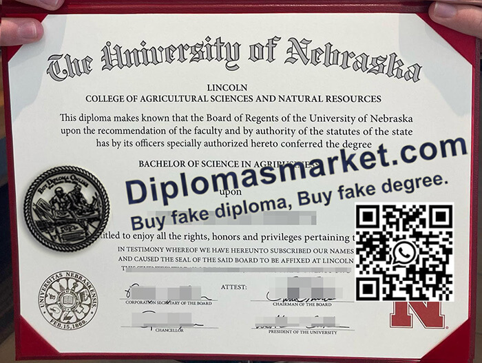University of Nebraska Lincoln diploma
