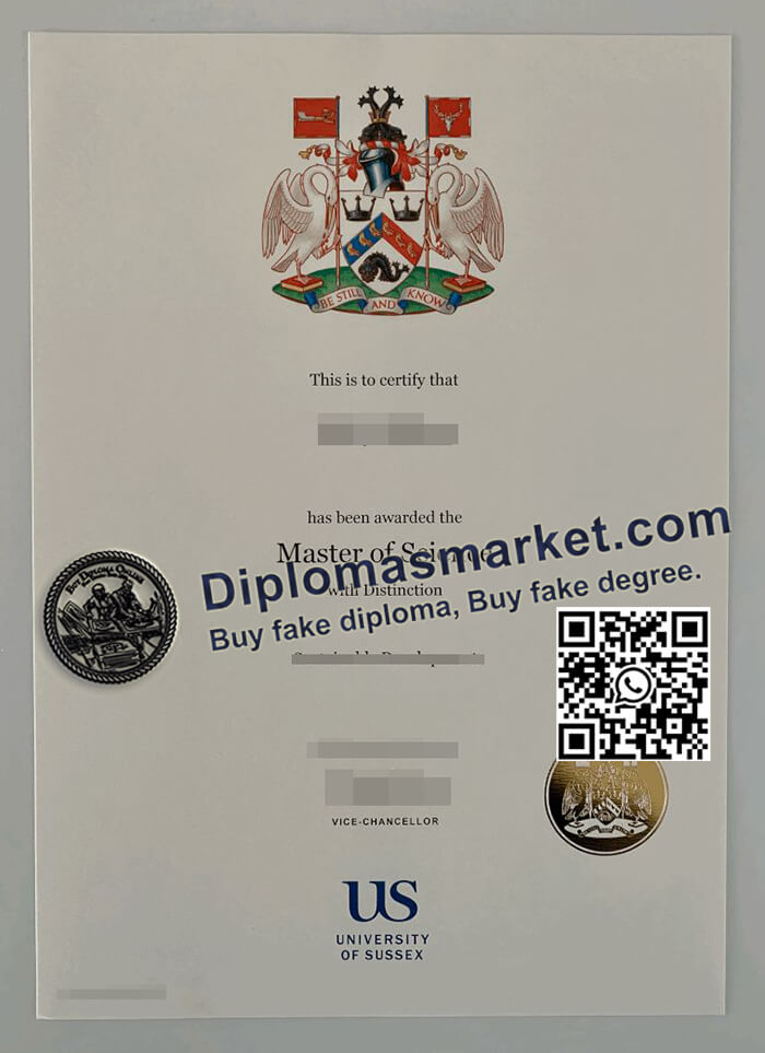 University of Sussex diploma