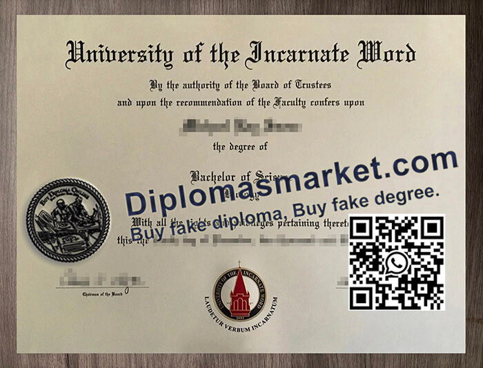 University of the Incarnate Word diploma