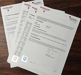 Ways to order a Western Sydney University transcript online.