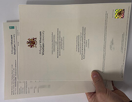 Where can I make Wrexham University degree and transcript?