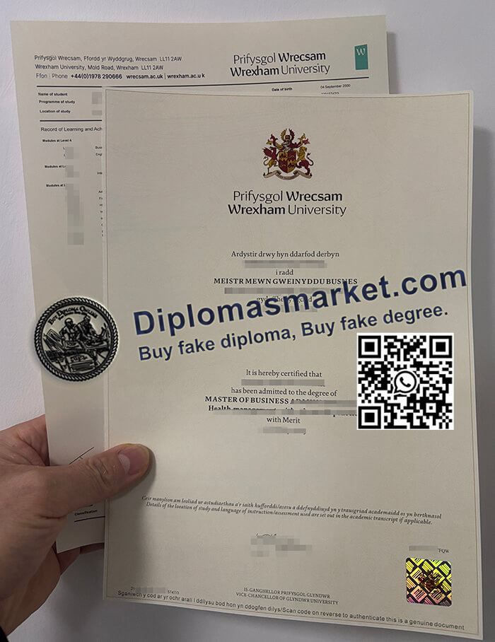 Wrexham University diploma