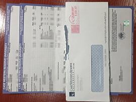 Order a Case Western Reserve University transcript and envelope.