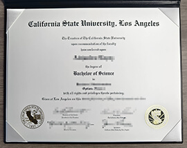 Selling high-quality replica of Cal State LA diploma online
