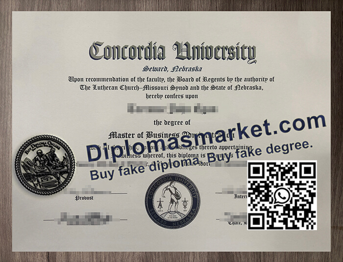 Concordia University Nebraska diploma