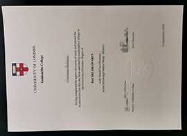 Surprising way to get a Goldsmiths University of London degree.