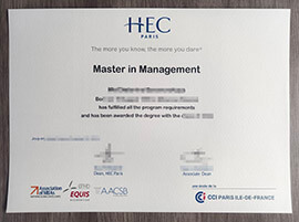 Tips to order the copy of a HEC Paris certificate online.