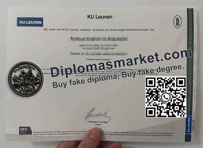 KU Leuven diploma