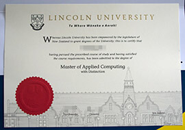 Making a copy of an Lincoln University degree certificate online.