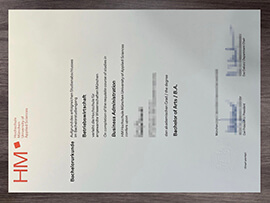 Benefits of ordering your copy of Hochschule München Urkunde