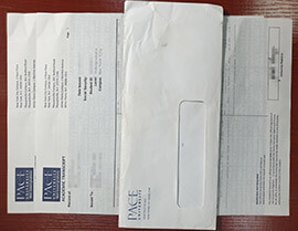How to Order a Pace University transcript and envelope?