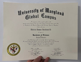 Order a University of Maryland Global Campus diploma online.