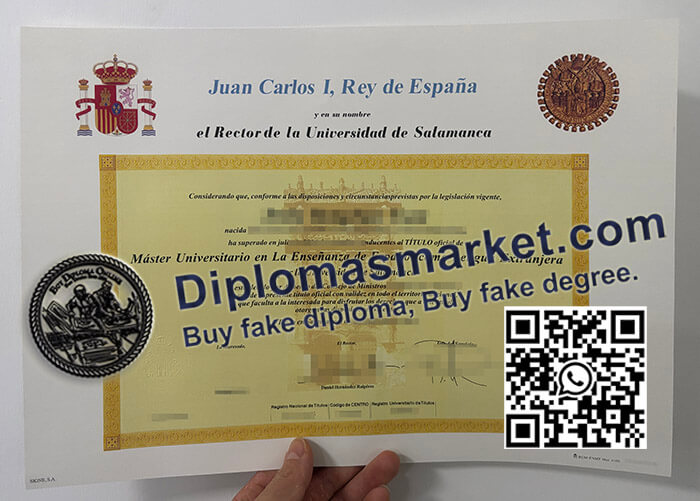 Universidad de Salamanca diploma