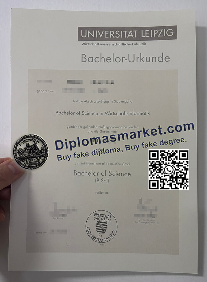 Universität Leipzig Urkunde