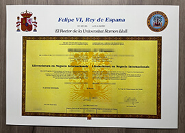 Reasons to order a Universitat Ramon Llull degree online.