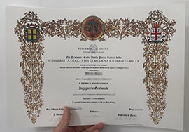 Buy Università degli Studi di Modena e Reggio Emilia degree.