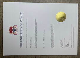 Selling top-quality replica University of Sydney degree online.