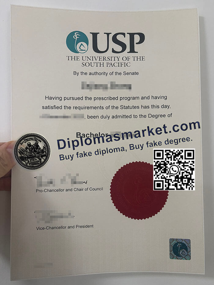 University of the South Pacific diploma