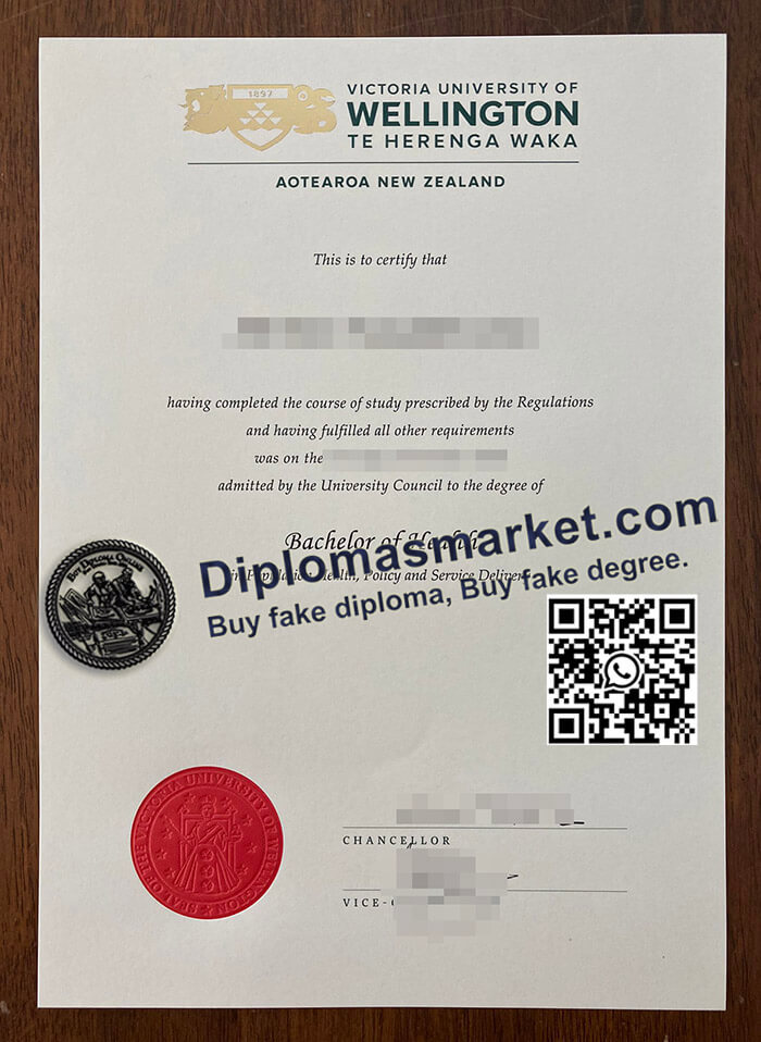 Victoria University of Wellington degree