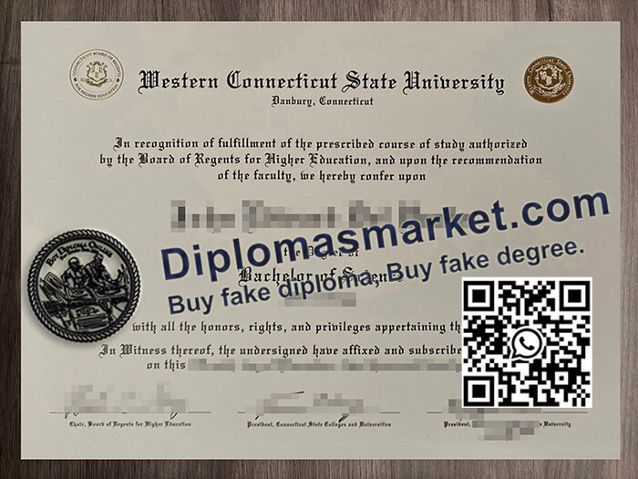 Western Connecticut State University diploma