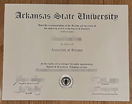 Order a phony Arkansas State University degree for a job.