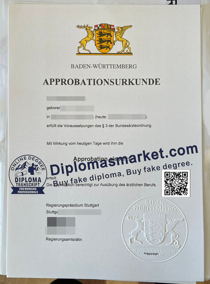 Baden Württemberg Approbation Als Ärztin Zeugnis