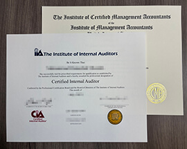 Buy a Certified Internal Auditor certificate, fake CIA certificate.