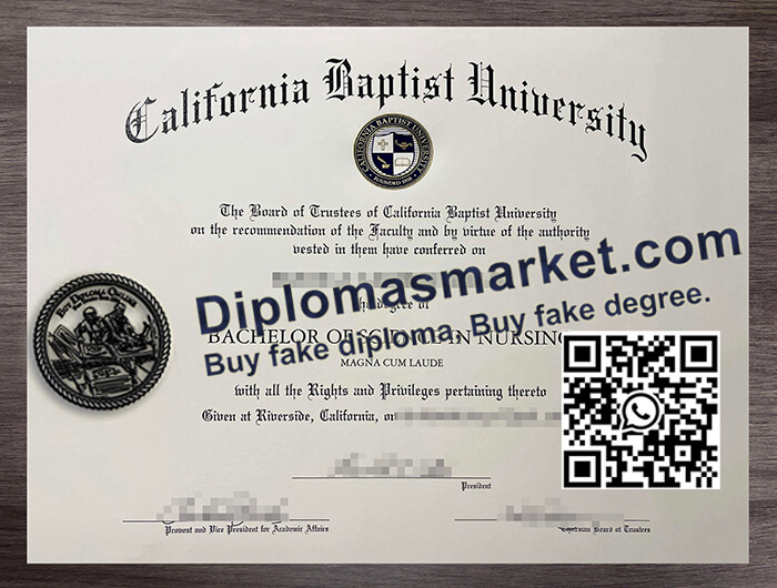 California Baptist University diploma