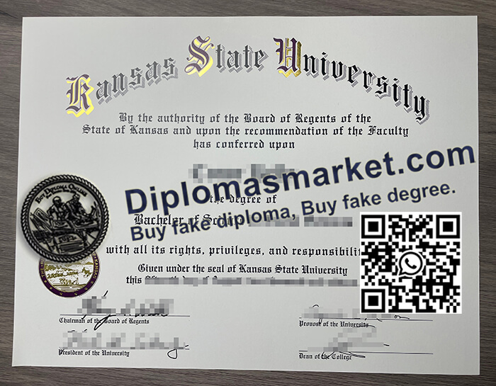 Kansas State University diploma
