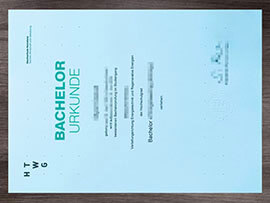 How many days are required to order a HTWG Konstanz Urkunde?