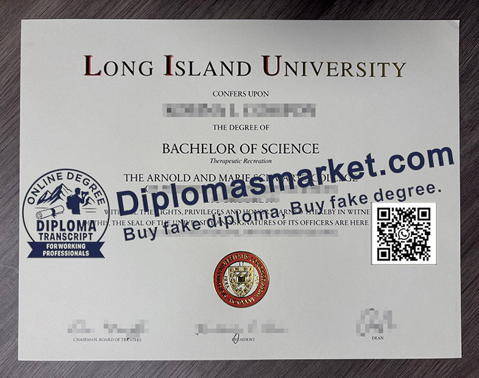 Long Island University diploma