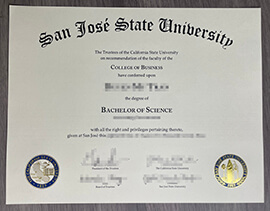 How to buy a San José State University degree? fake SJSU diploma.