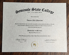 Where to make a Seminole State College of Florida degree?