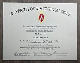 Brilliant way to Order a University of Wisconsin Madison degree.