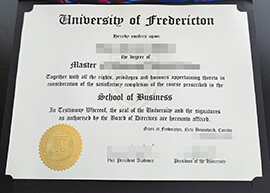 How to Create a copy of the University of Fredericton degree