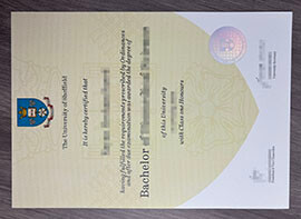 Where can I order a realistic University of Sheffield diploma?