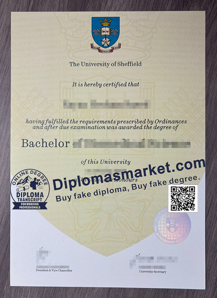 University of Sheffield degree