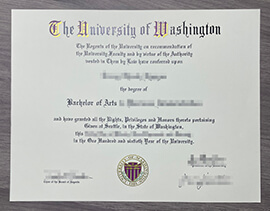 Buy High-quality copy of the University of Washington degree