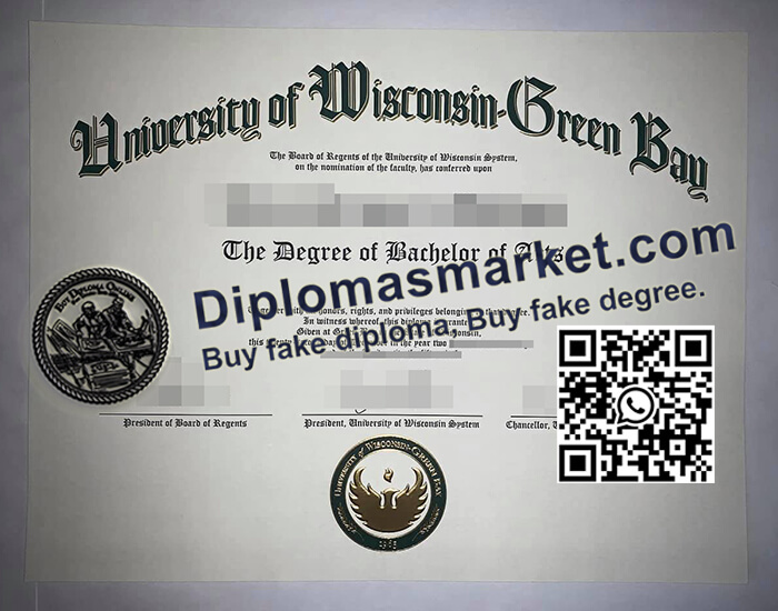 University of Wisconsin Green Bay diploma