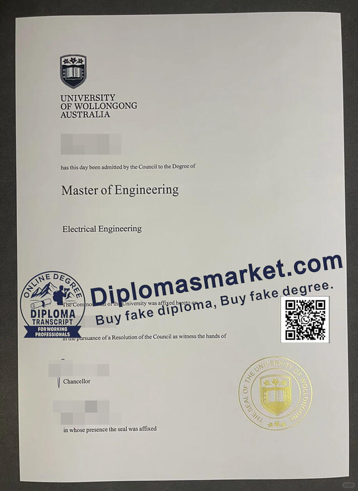 University of Wollongong degree